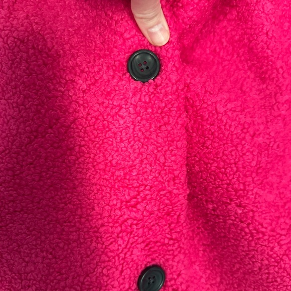 NWT Daily Ritual Women's Teddy Bear Fleece Oversized-Fit Lapel Jacket - Picture 5 of 7